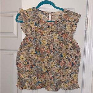 Floral Sleeveless Top